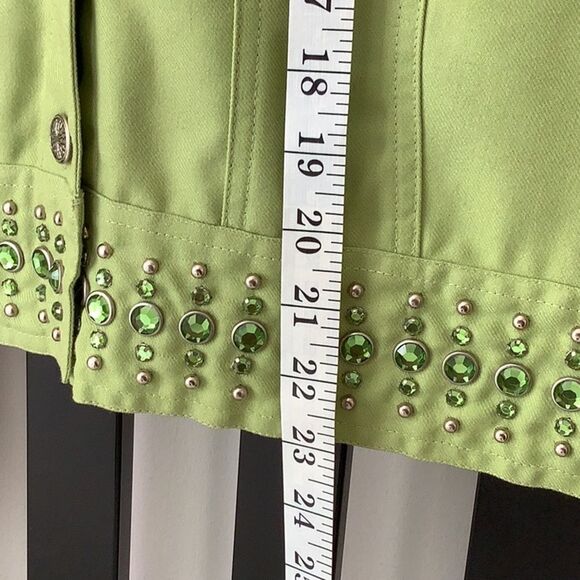 Gordon & James Cowgirl Studded Bling Western Jean Jacket Style - Picture 3 of 8